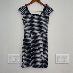 Black and white short dress, small dress, 3 strap in back of dress